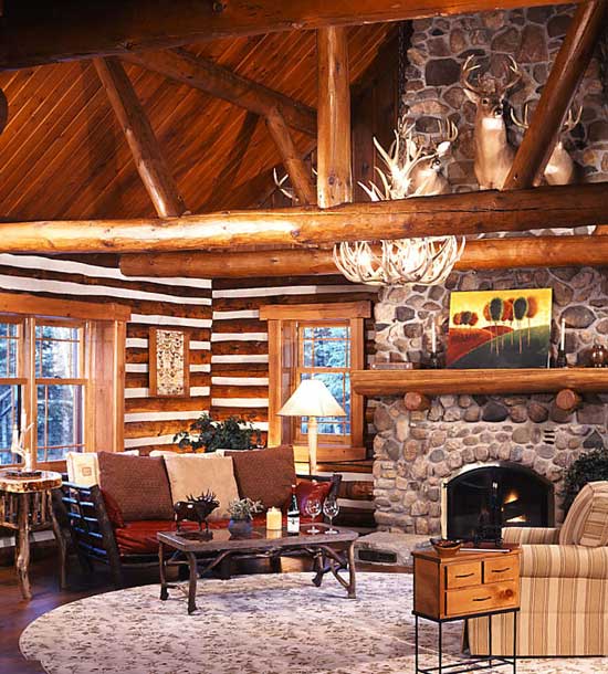 Wood classic Interior design