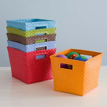 Colored Woven Baskets