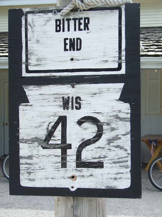 Weather Road Sign | Bitter End