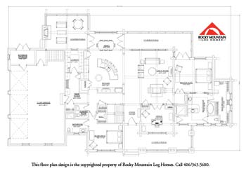 Willow Log Home Plan | Rocky Mountain Log Homes