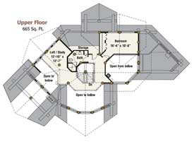 Blue Ridge Upper Floor Plan