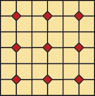 Squares with inserts