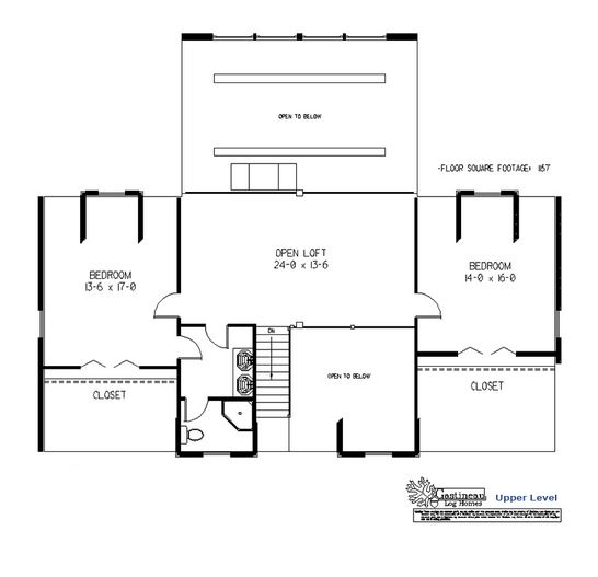 Seven Gables Log Home Plan by Gastineau Log Homes