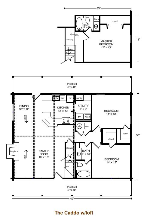 Satterwhite Caddo Loft Floor Plan