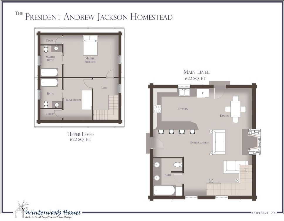 Winterwoods Andrew Jackson Homestead Floor Plan