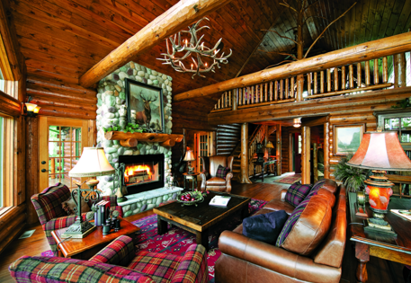 log home decor products