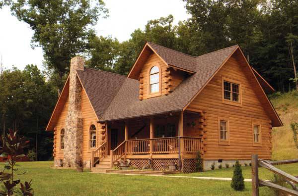 Doe Run Exterior - North Fork Lumber & Log Homes