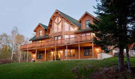 Katahdin Cedar Log Homes, cabin