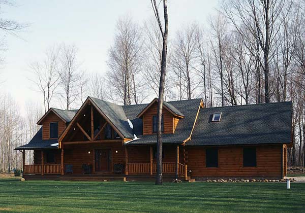 Real Log Homes Cabin