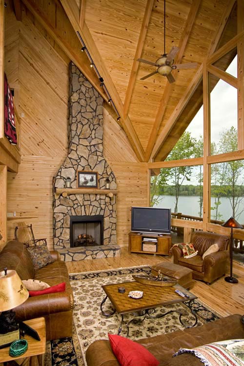 cabin great room