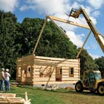 Building a Log Guesthouse