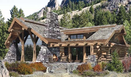 The Caribou | PrecisionCraft Log & Timber Homes
