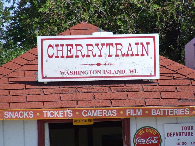 Cherry Train Station | Washington Island, WI