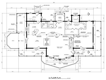 Barna Log Homes | Log Home Plan