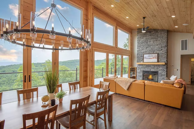 Grand Summit Log - Full Living Area 2 - Timberhaven