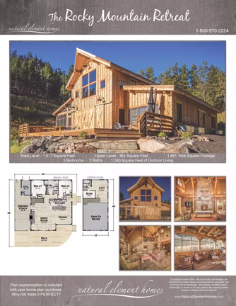 Rocky Mountain Retreat floor plan