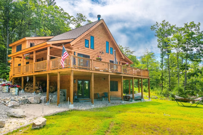 Hillside Log Home Floor Plan from Coventry Log Homes Hillside Log Home Floor Plan from Coventry Log Homes