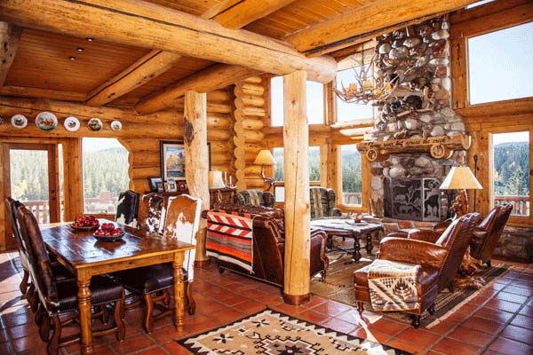 A clean log home is a healthy log home.