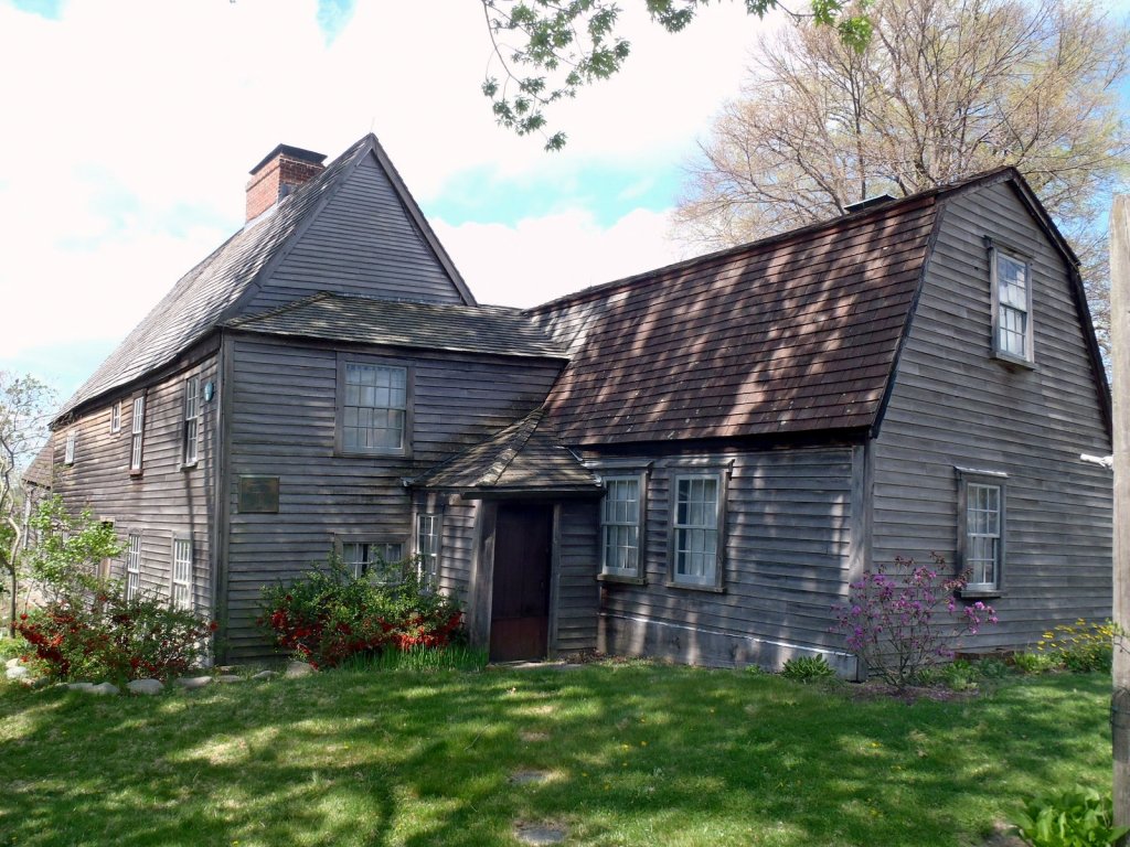 The Fairbanks House in Dedham, Massachusetts. Photo courtesy of Sojourning Boston.