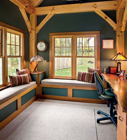 Timber Home Window Seat