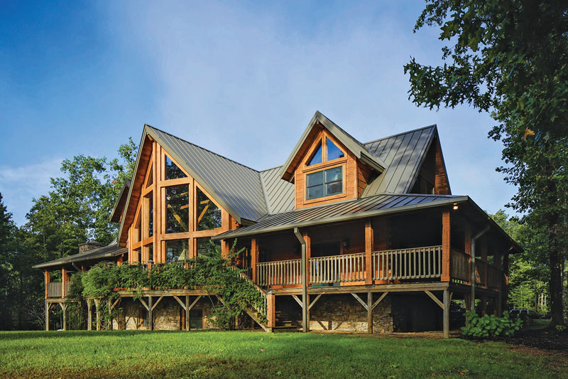 Tennessee Log Home